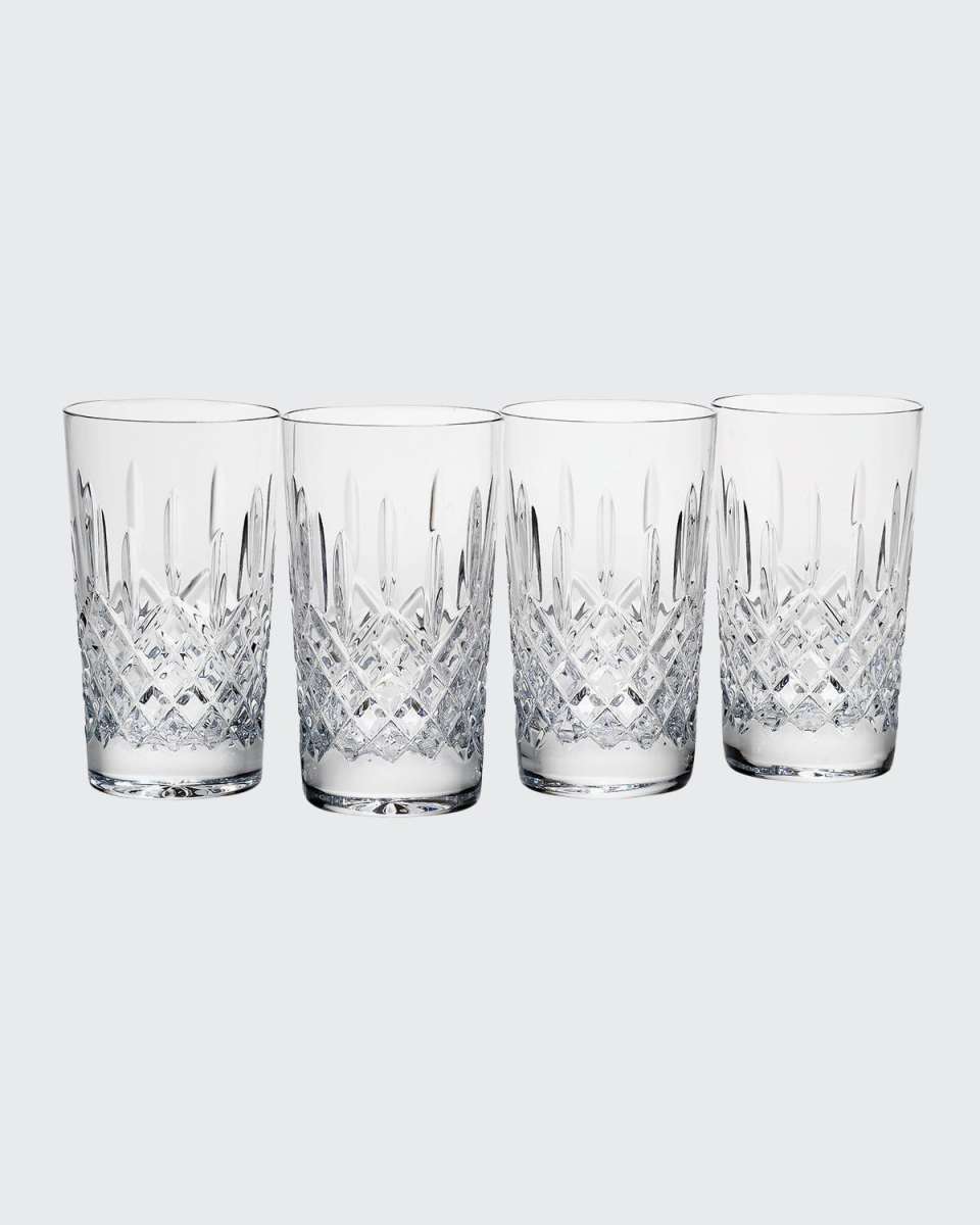 Hamilton Crystal 4-Piece Highball Glass Set